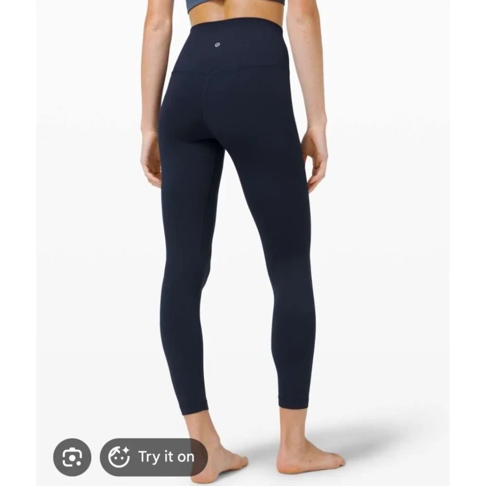 Lululemon High-Waisted Navy Blue Align Leggings Yoga Pants Womens Size S - Picture 1 of 9